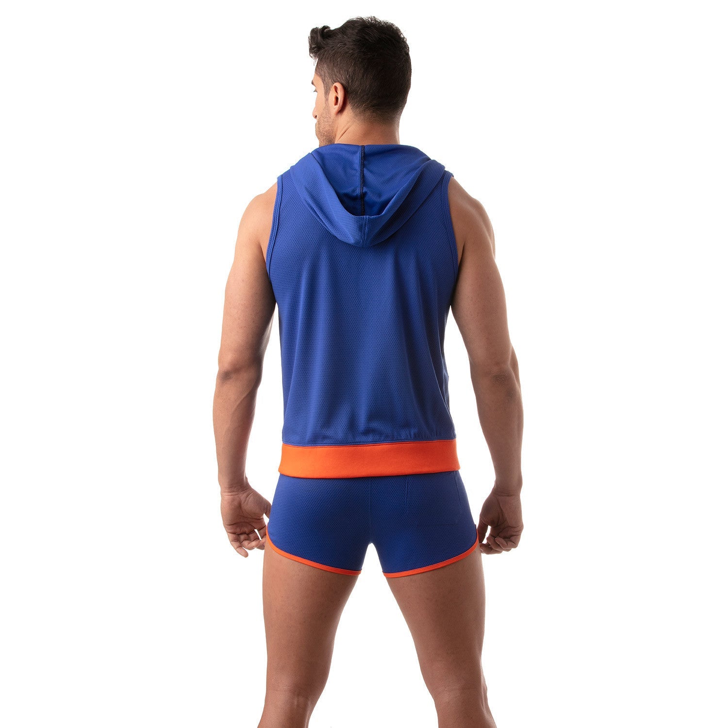 Mesh - ärmelloser Hoodie - Royalblau - TOF Paris - Shop Deutschland Noodosz