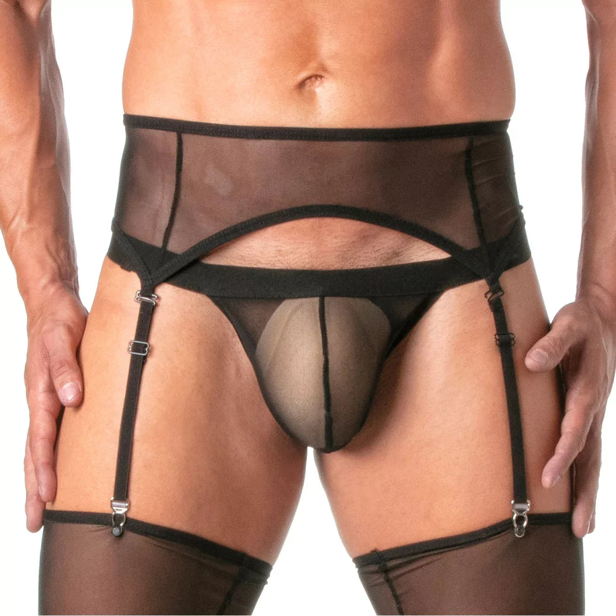 TOF PARIS Mesh Garter Belt