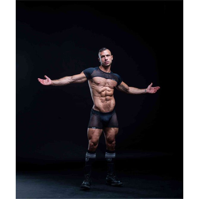 Mesh Jockshort Circuit - Schwarz - TOF Paris - Shop Deutschland Noodosz