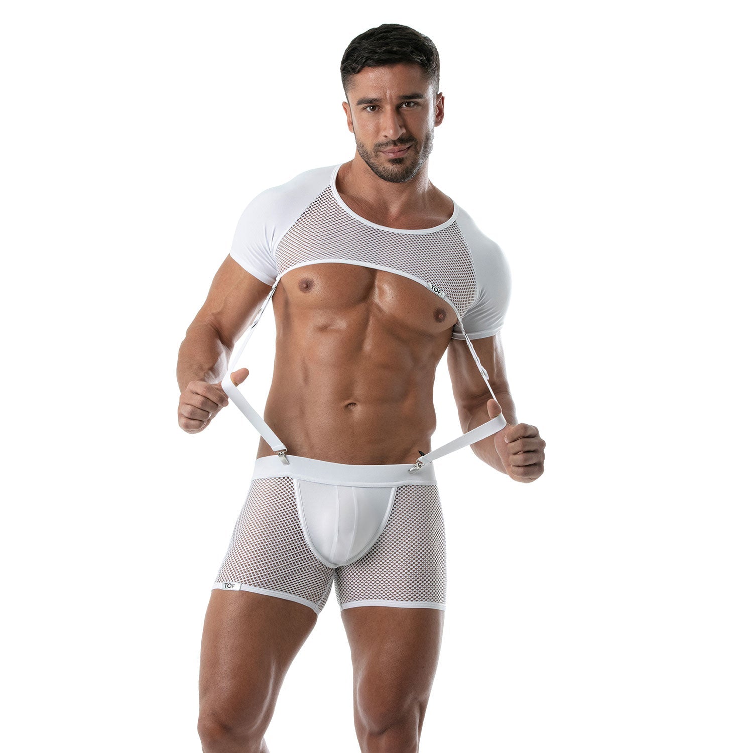 Mesh Jockshort Circuit - Weiß - TOF Paris - Shop Deutschland Noodosz