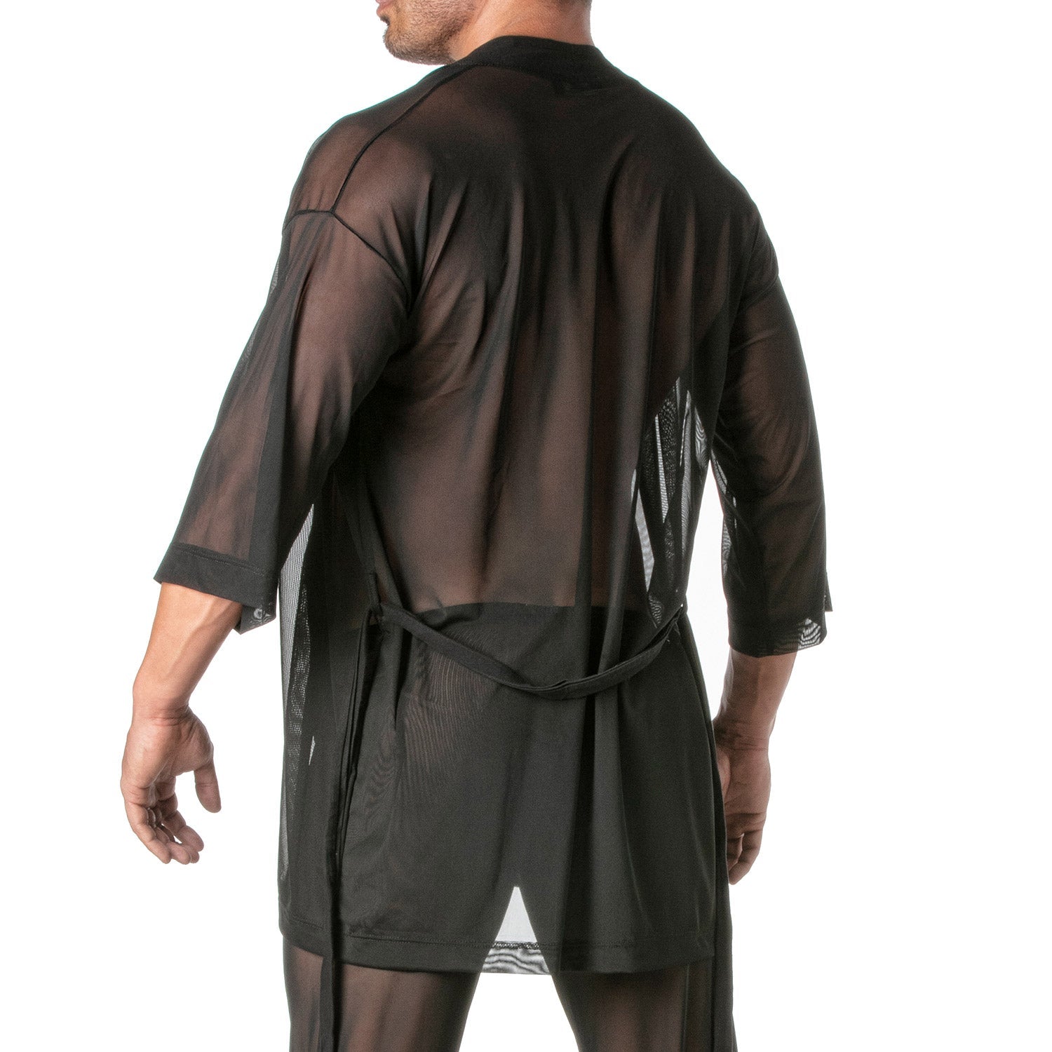 Mesh Kimono Vest For Men - TOF Paris - Shop Deutschland Noodosz