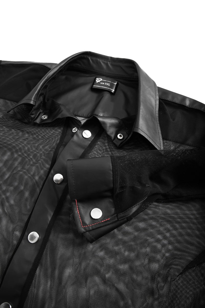 Mesh Stud Shirt - Pole - Shop Deutschland Noodosz