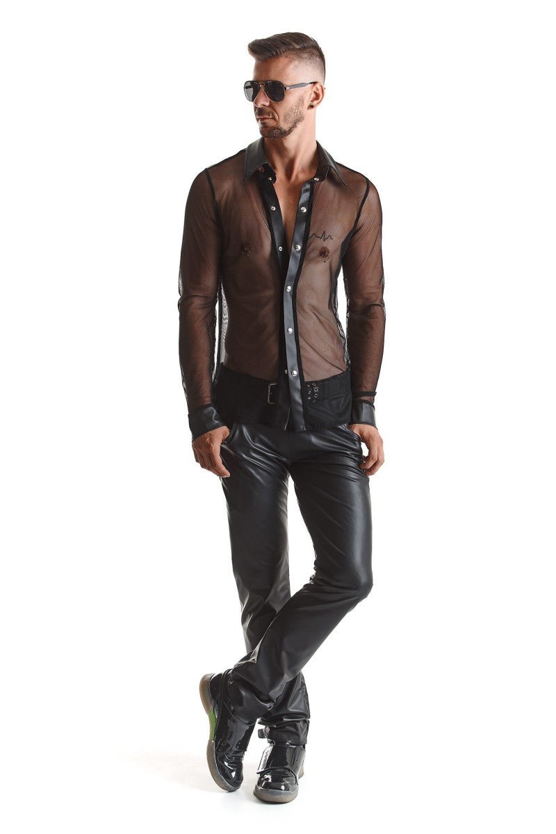 Mesh Stud Shirt - Pole - Shop Deutschland Noodosz