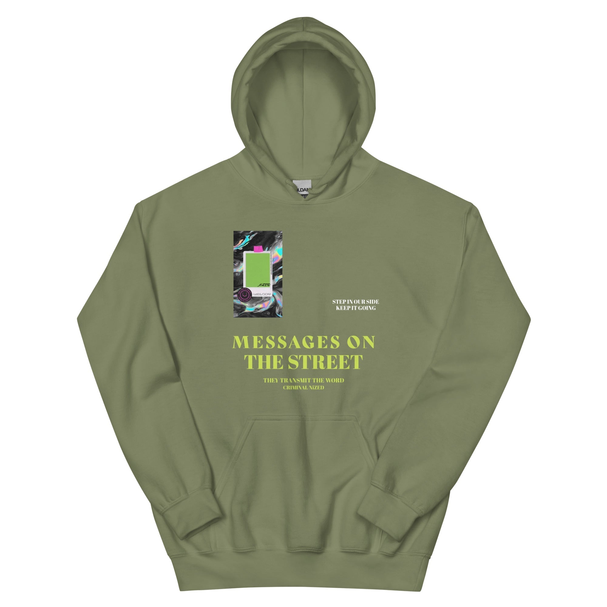 Message on the street Kapuzenpullover - NiZED - Shop Deutschland Noodosz