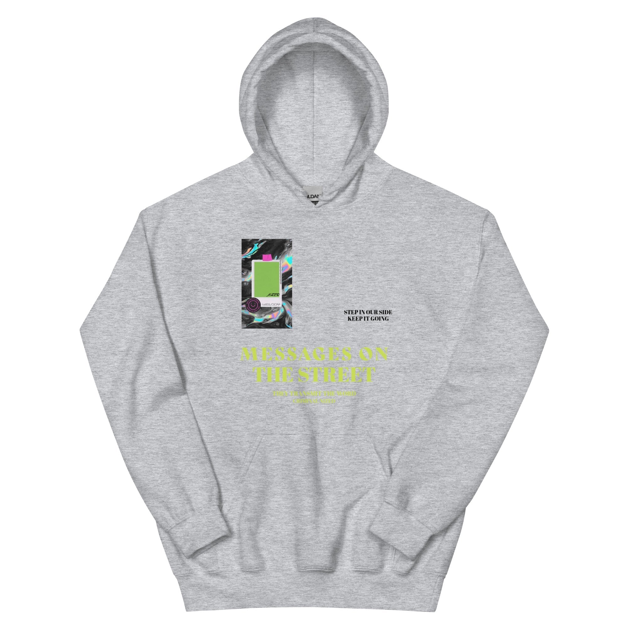 Message on the street Kapuzenpullover - NiZED - Shop Deutschland Noodosz