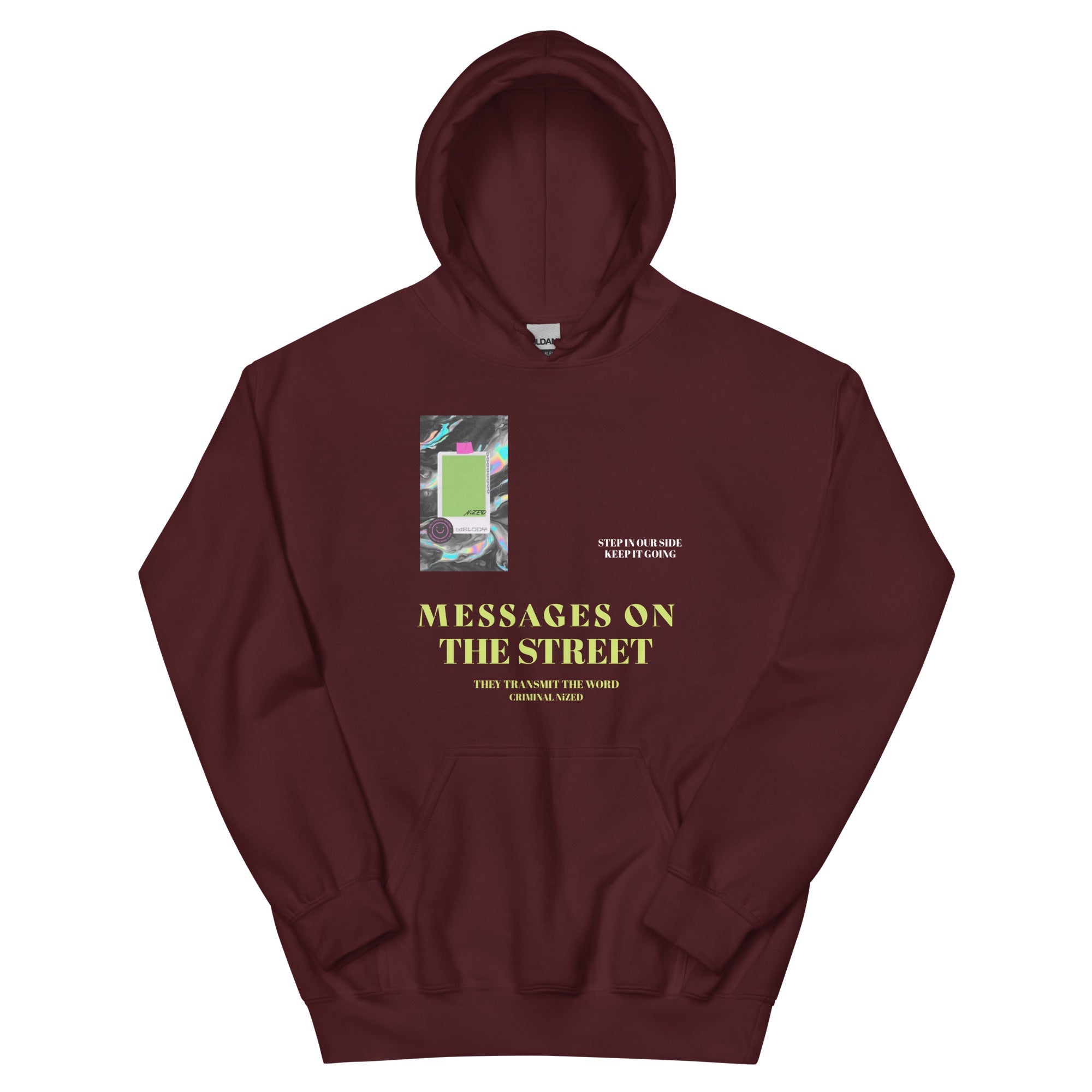 Message on the street Kapuzenpullover - NiZED - Shop Deutschland Noodosz