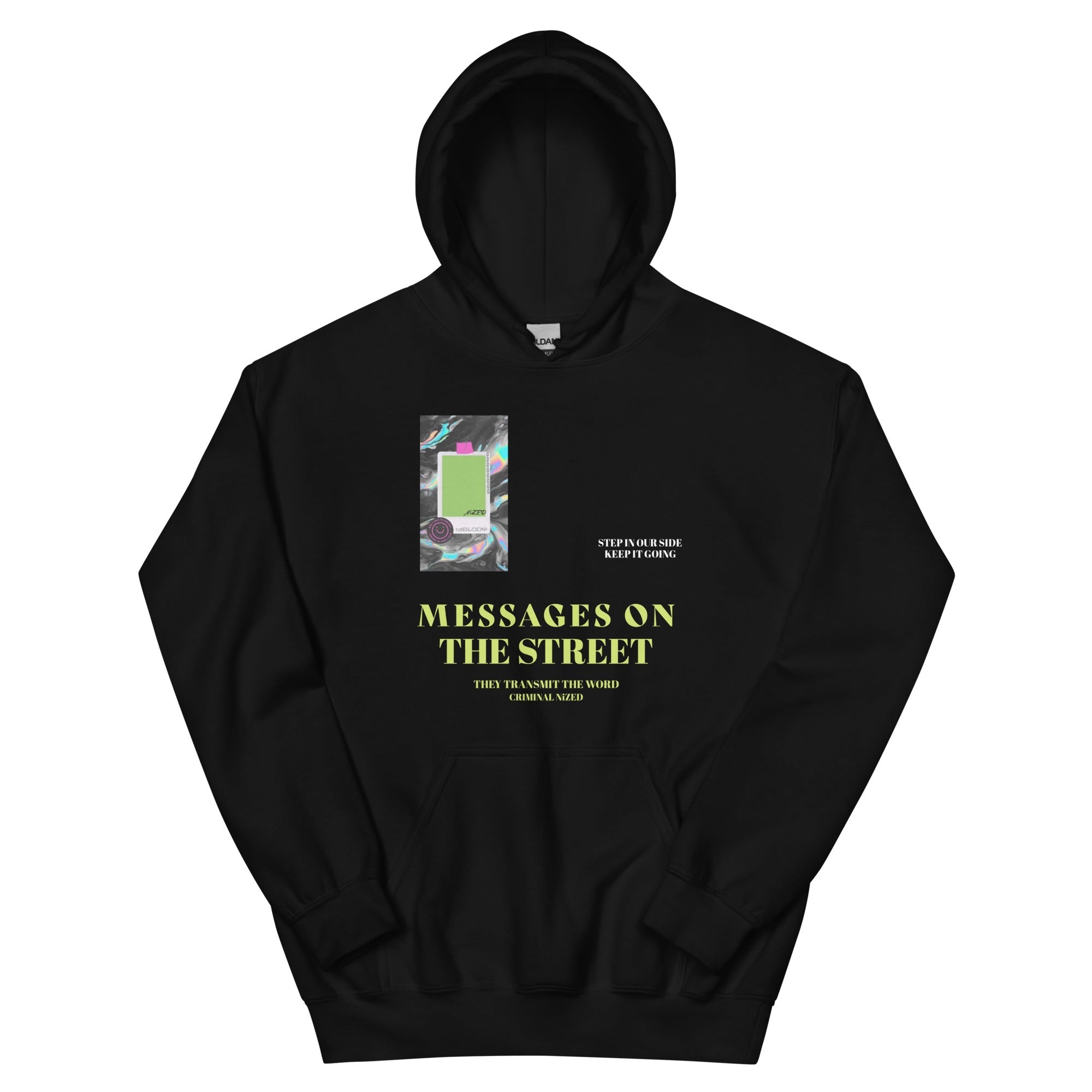 Message on the street Kapuzenpullover - NiZED - Shop Deutschland Noodosz