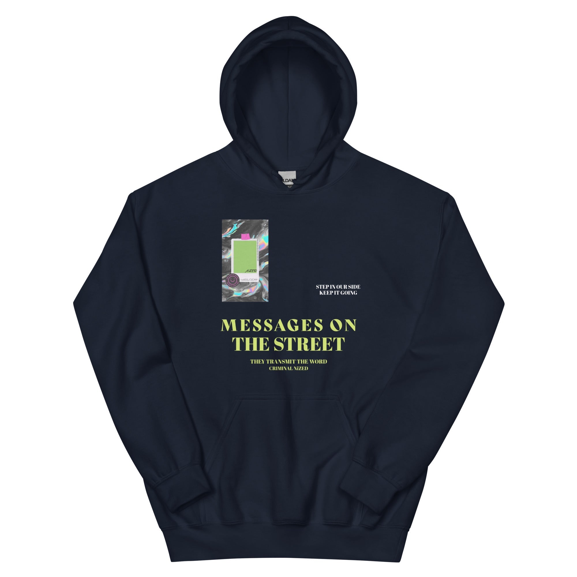 Message on the street Kapuzenpullover - NiZED - Shop Deutschland Noodosz