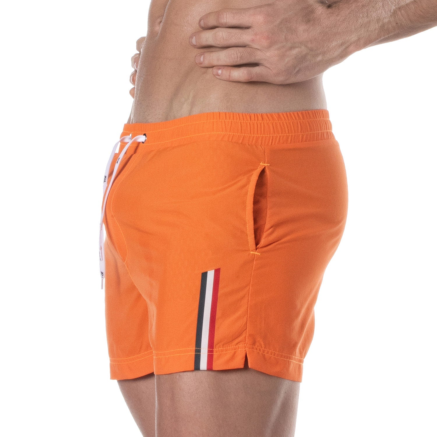 Mid - Thigh Badeshorts – Orange - TOF Paris - Shop Deutschland Noodosz