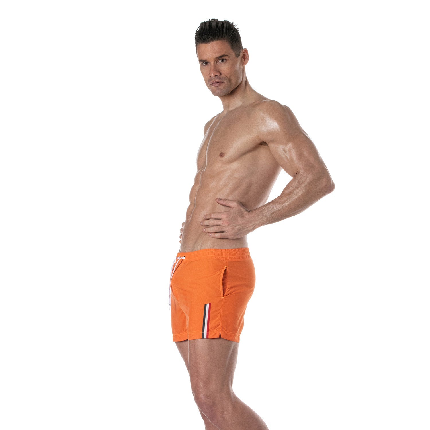 Mid - Thigh Badeshorts – Orange - TOF Paris - Shop Deutschland Noodosz