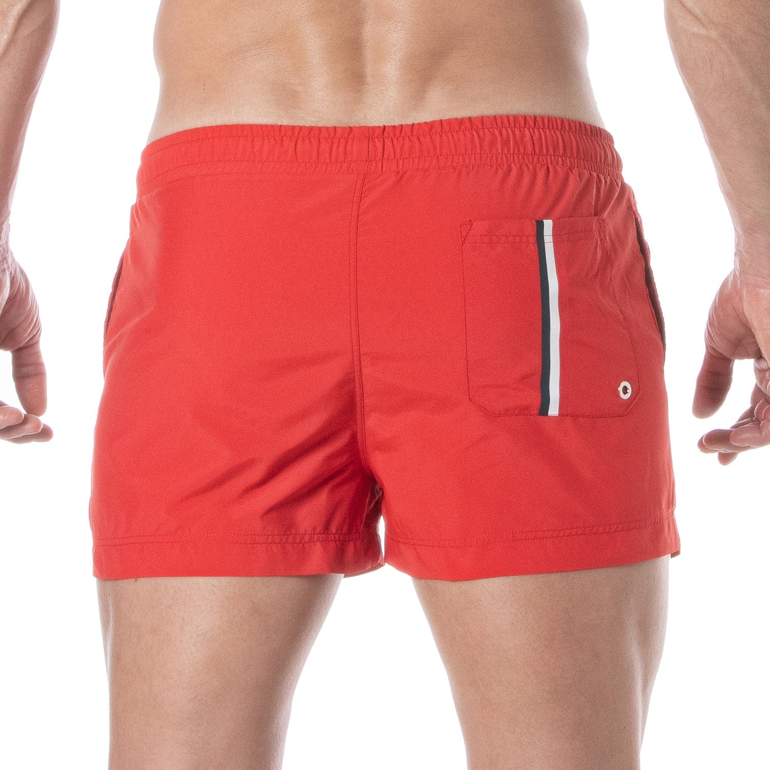 Mid - Thigh Badeshorts – Rot - TOF Paris - Shop Deutschland Noodosz