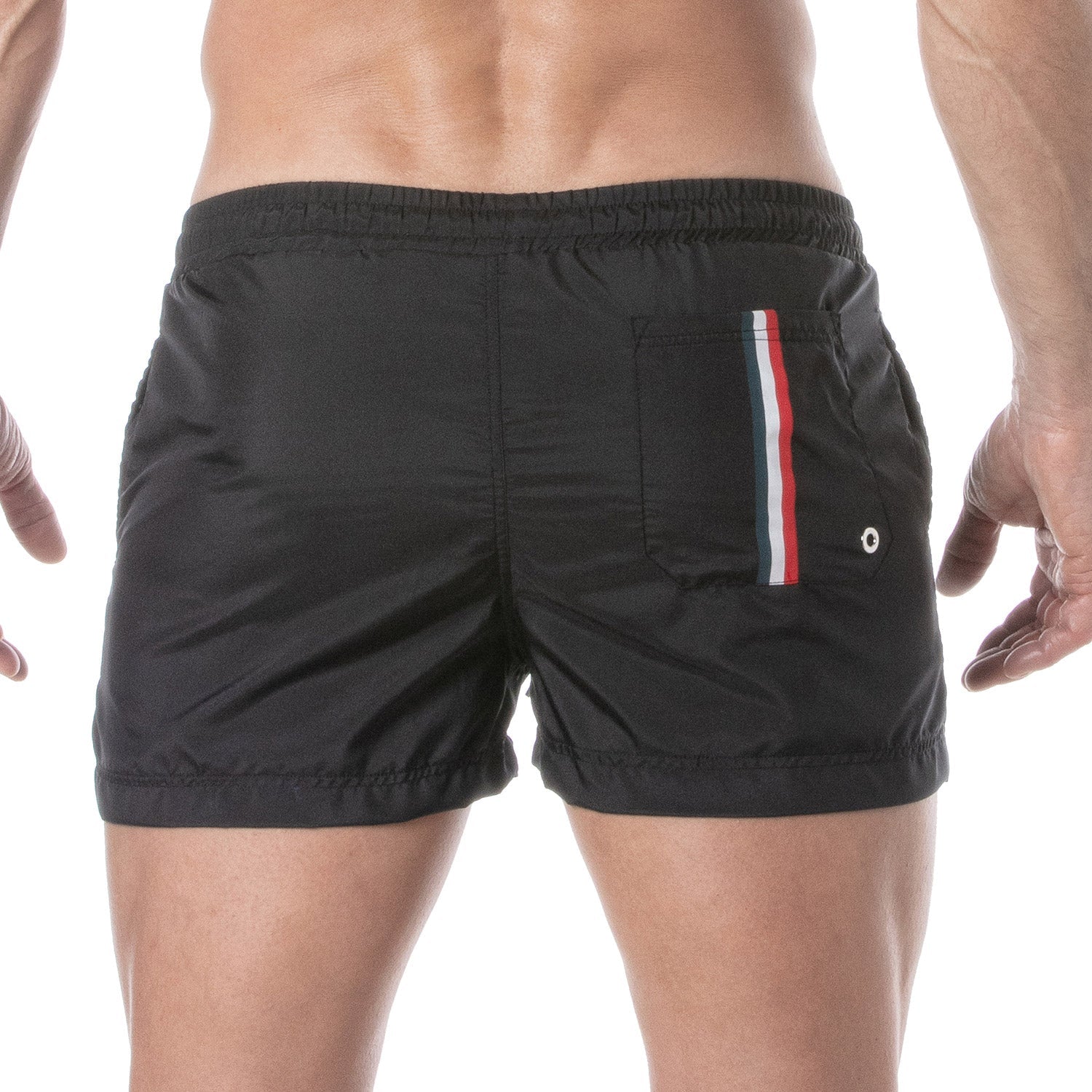 Mid - Thigh Badeshorts – Schwarz - TOF Paris - Shop Deutschland Noodosz