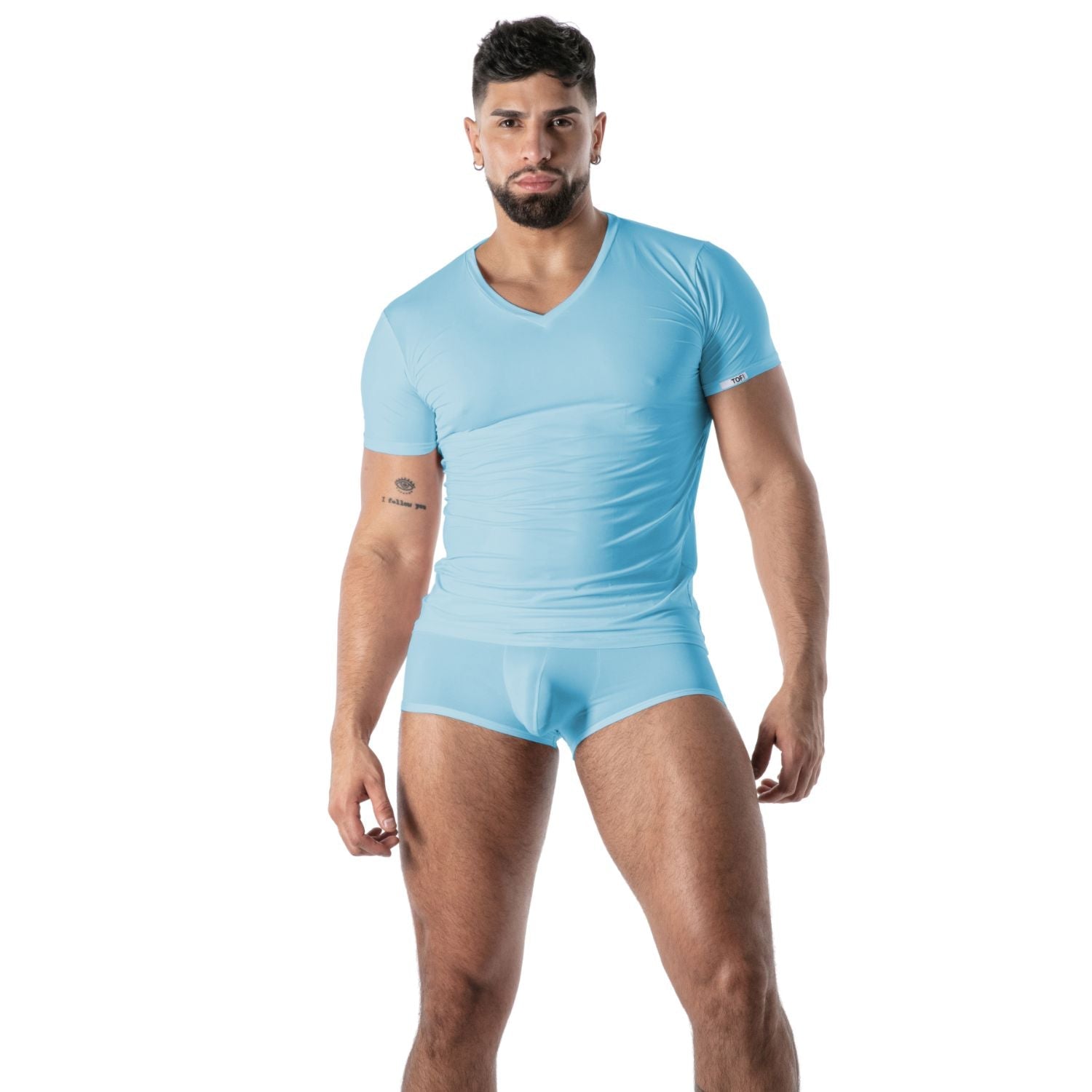 Mon Amour Microfiber T-Shirt Blue - TOF Paris - Shop Deutschland Noodosz