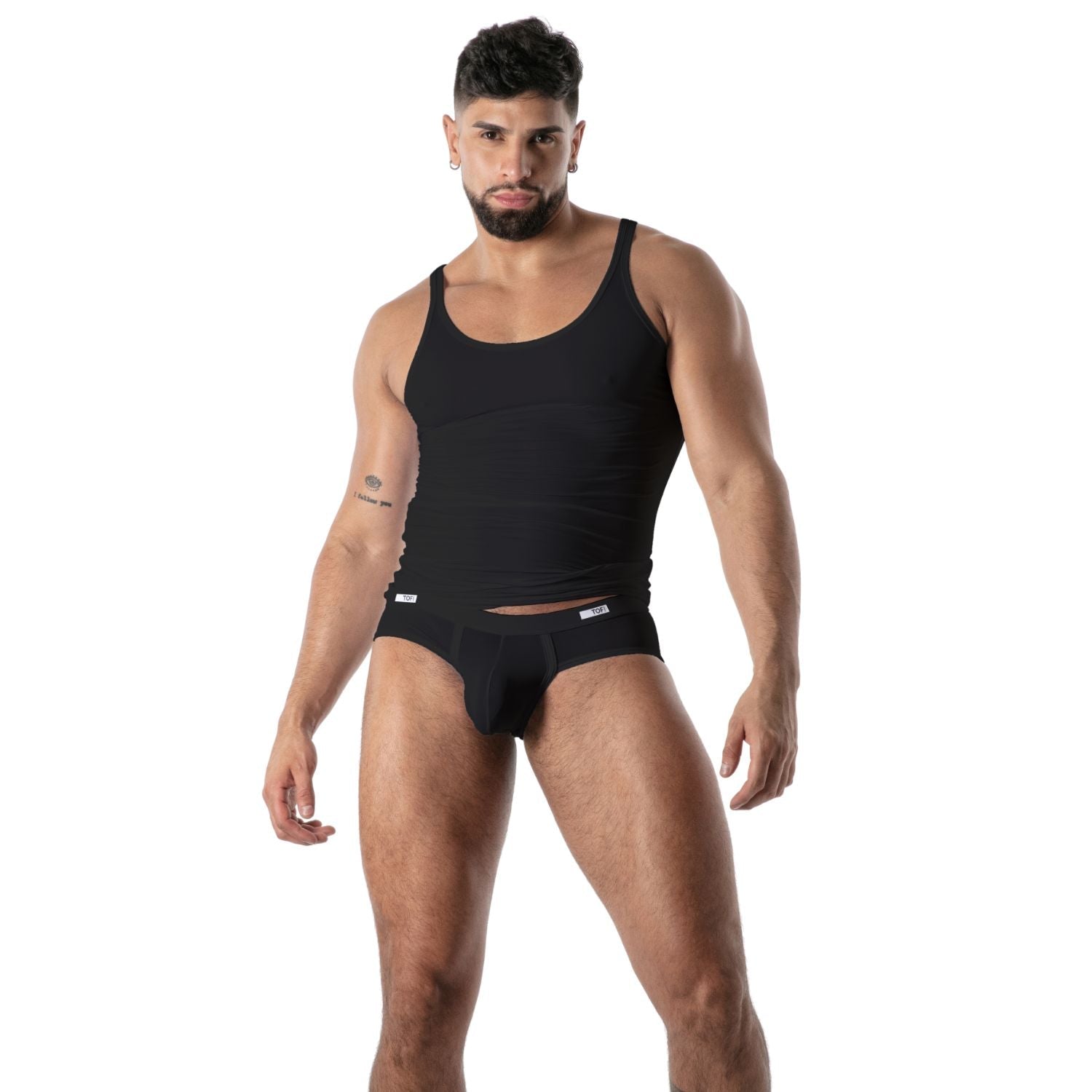 Mon Amour Microfiber Tank Top Black - TOF Paris - Shop Deutschland Noodosz
