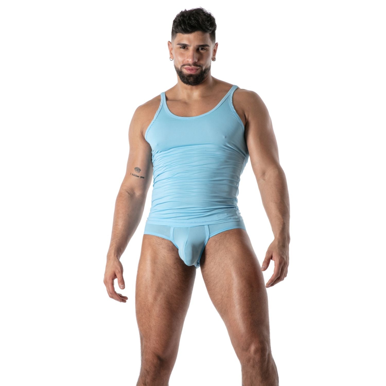 Mon Amour Microfiber Tank Top Blue - TOF Paris - Shop Deutschland Noodosz