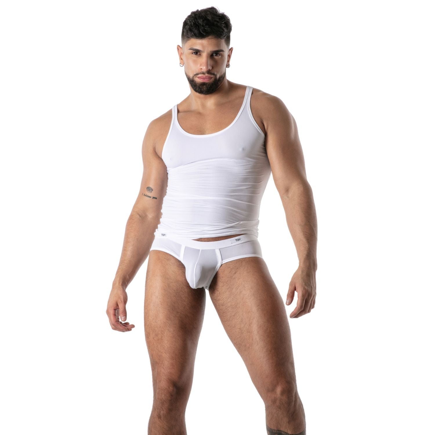 Mon Amour Microfiber Tank Top White - TOF Paris - Shop Deutschland Noodosz