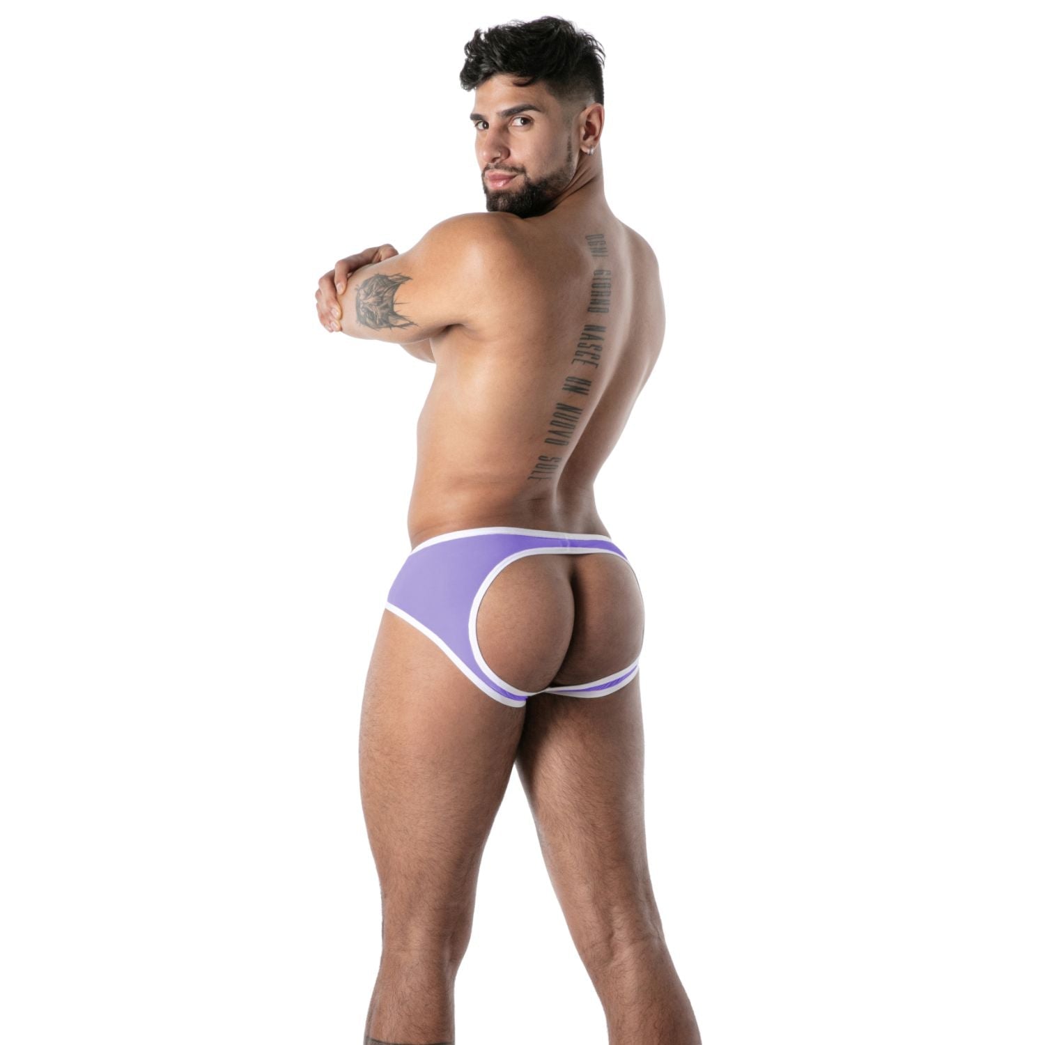 Mon Amour Mikrofaser bodenloser Slip, Violett - TOF Paris - Shop Deutschland Noodosz