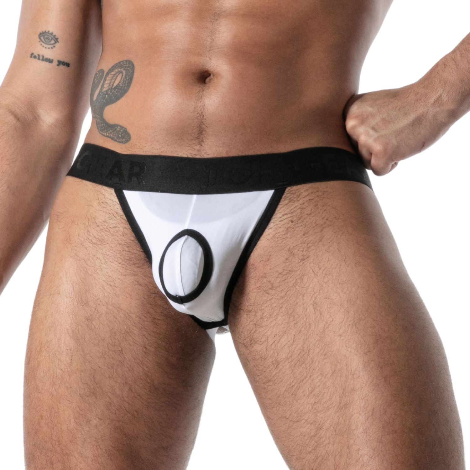 Mon Amour Mikrofaser Jock Weiß - TOF Paris - Shop Deutschland Noodosz