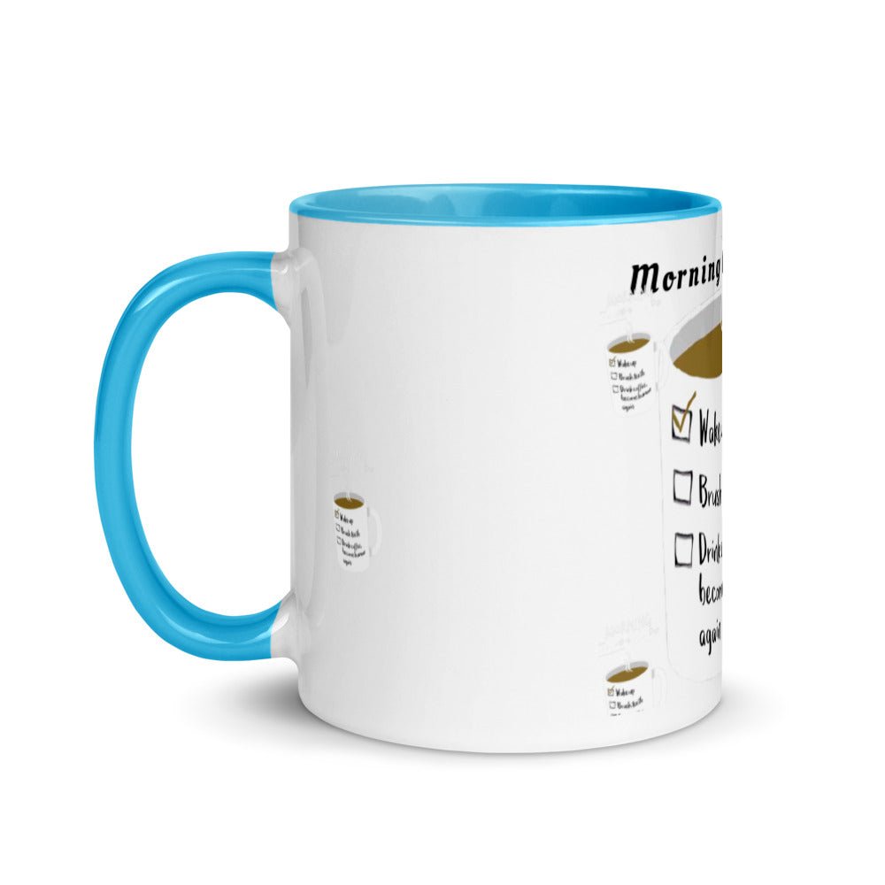 Morning things to do - Tasse mit farbiger Innenseite - NiZED - Shop Deutschland Noodosz