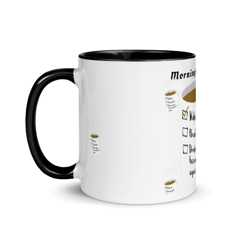 Morning things to do - Tasse mit farbiger Innenseite - NiZED - Shop Deutschland Noodosz