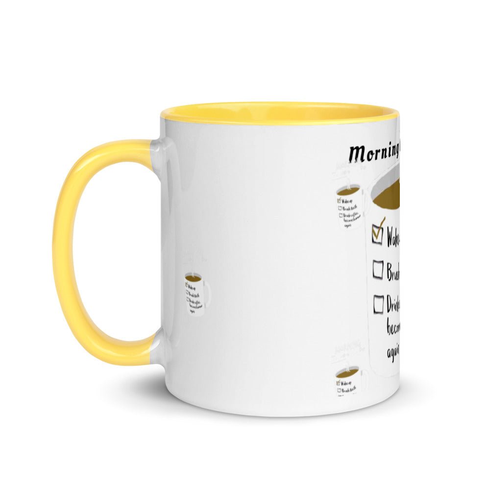 Morning things to do - Tasse mit farbiger Innenseite - NiZED - Shop Deutschland Noodosz