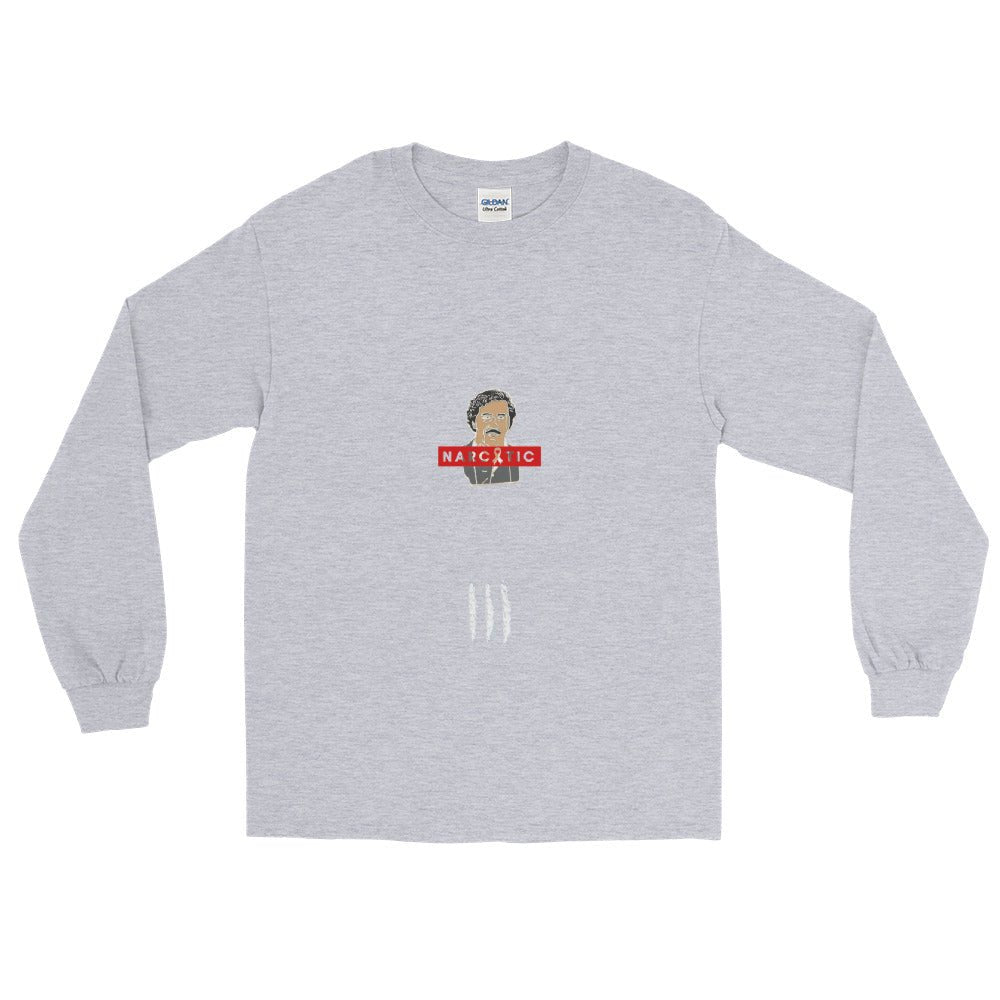 Narcotic Pablo Escobar x Kokain Langarmshirt - NiZED - Shop Deutschland Noodosz