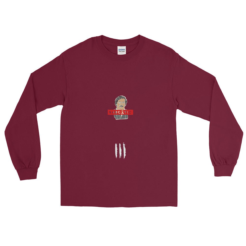Narcotic Pablo Escobar x Kokain Langarmshirt - NiZED - Shop Deutschland Noodosz