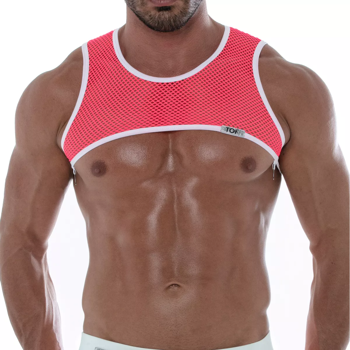 Neon Mesh Harness – Pink