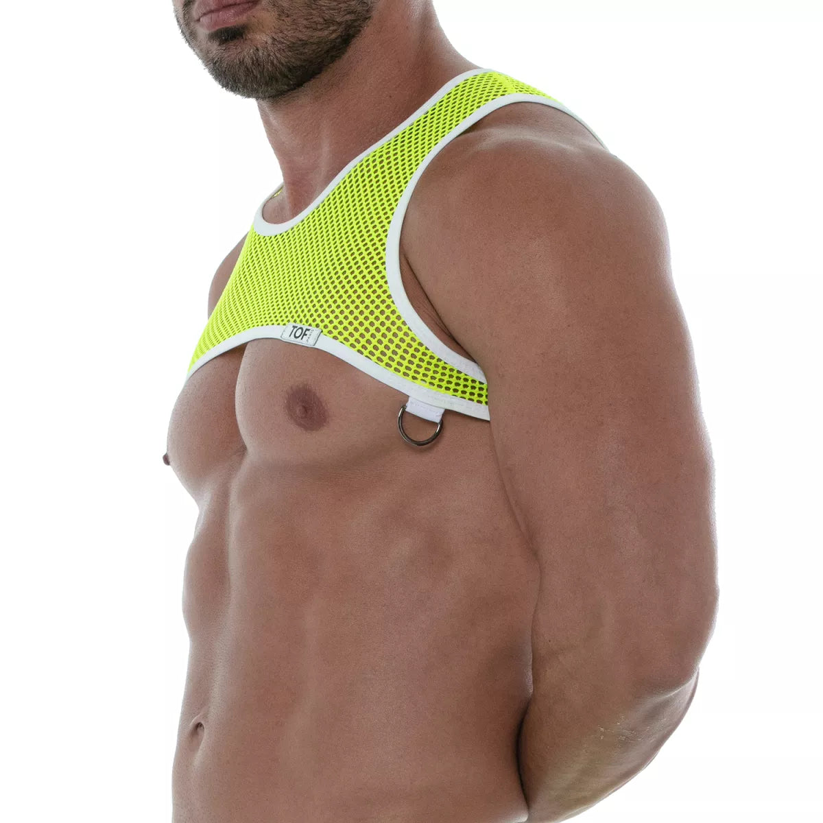 Neon Mesh Harness Gelb
