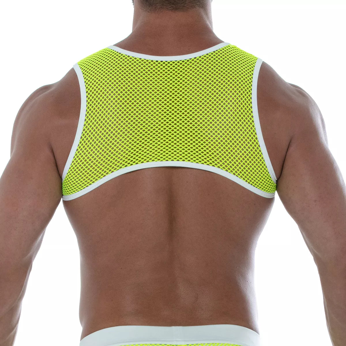 Neon Mesh Harness Gelb