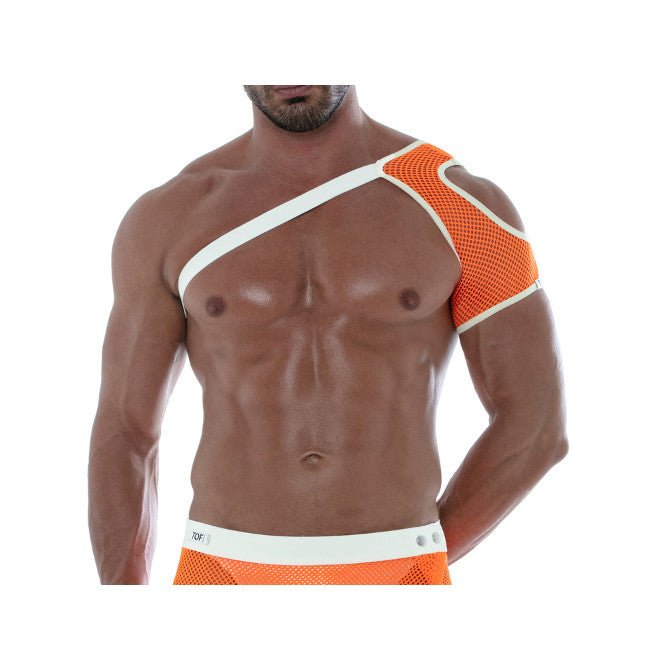 Neon Mesh Shoulder Harness Orange - noodosz - TOF Paris - 