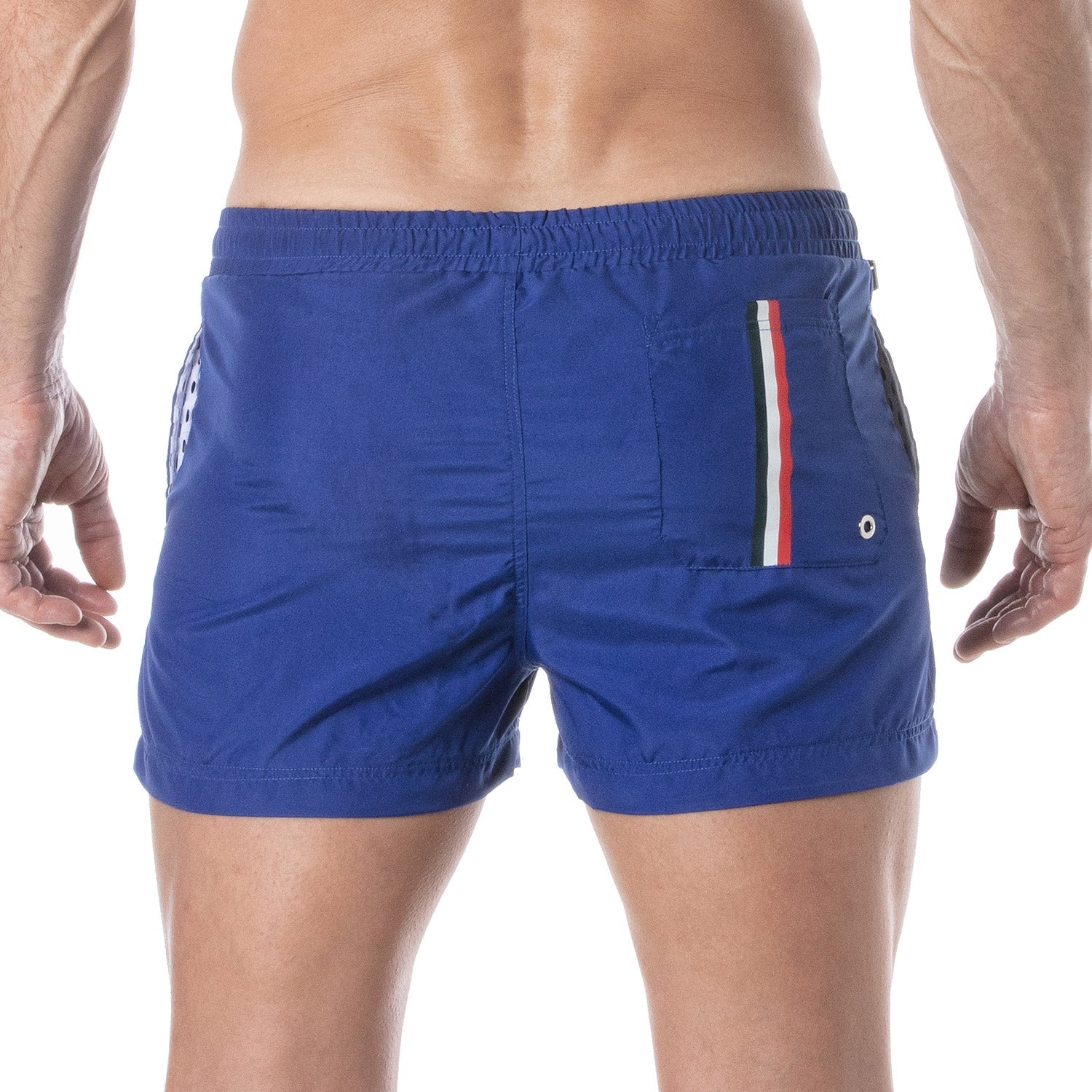 Oberschenkellange Badeshorts – Royalblau - TOF Paris - Shop Deutschland Noodosz