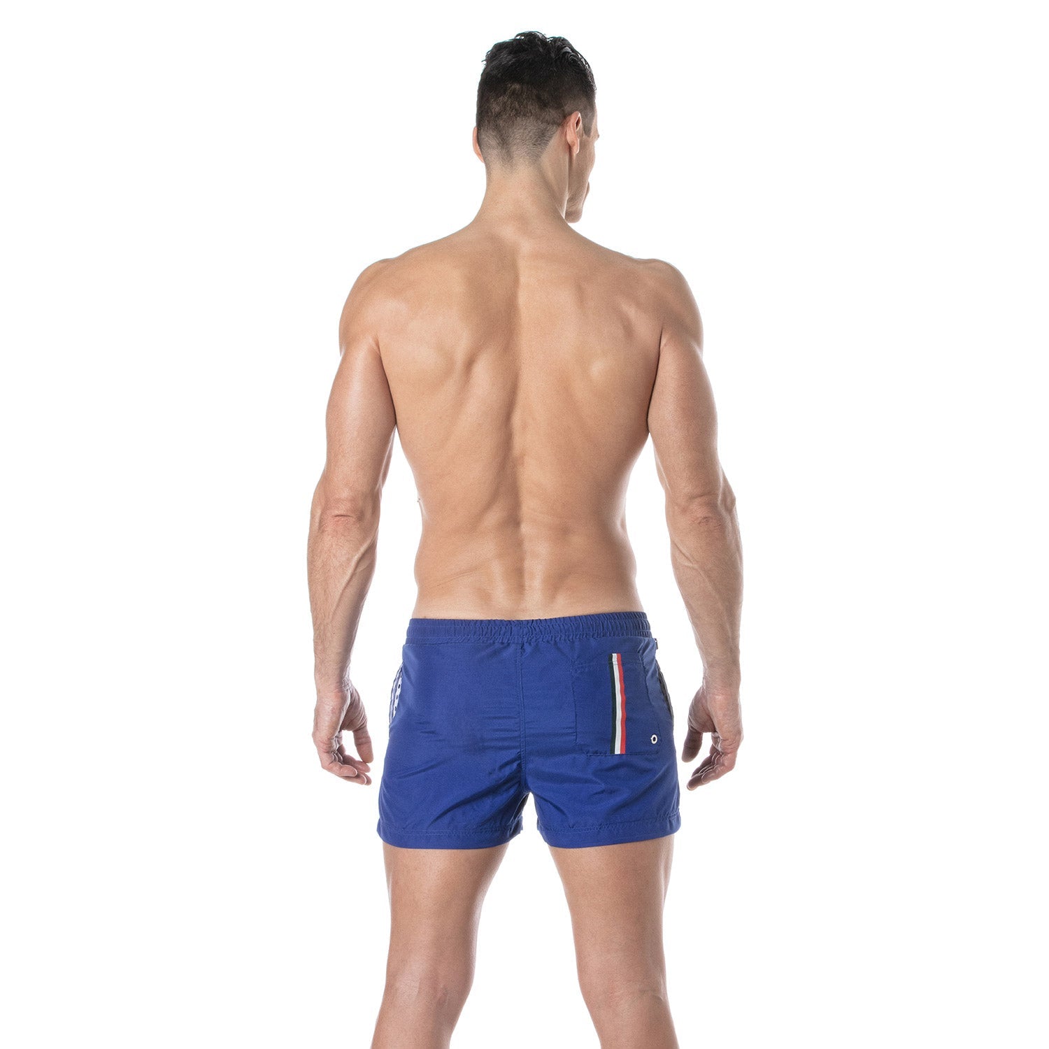 Oberschenkellange Badeshorts – Royalblau - TOF Paris - Shop Deutschland Noodosz