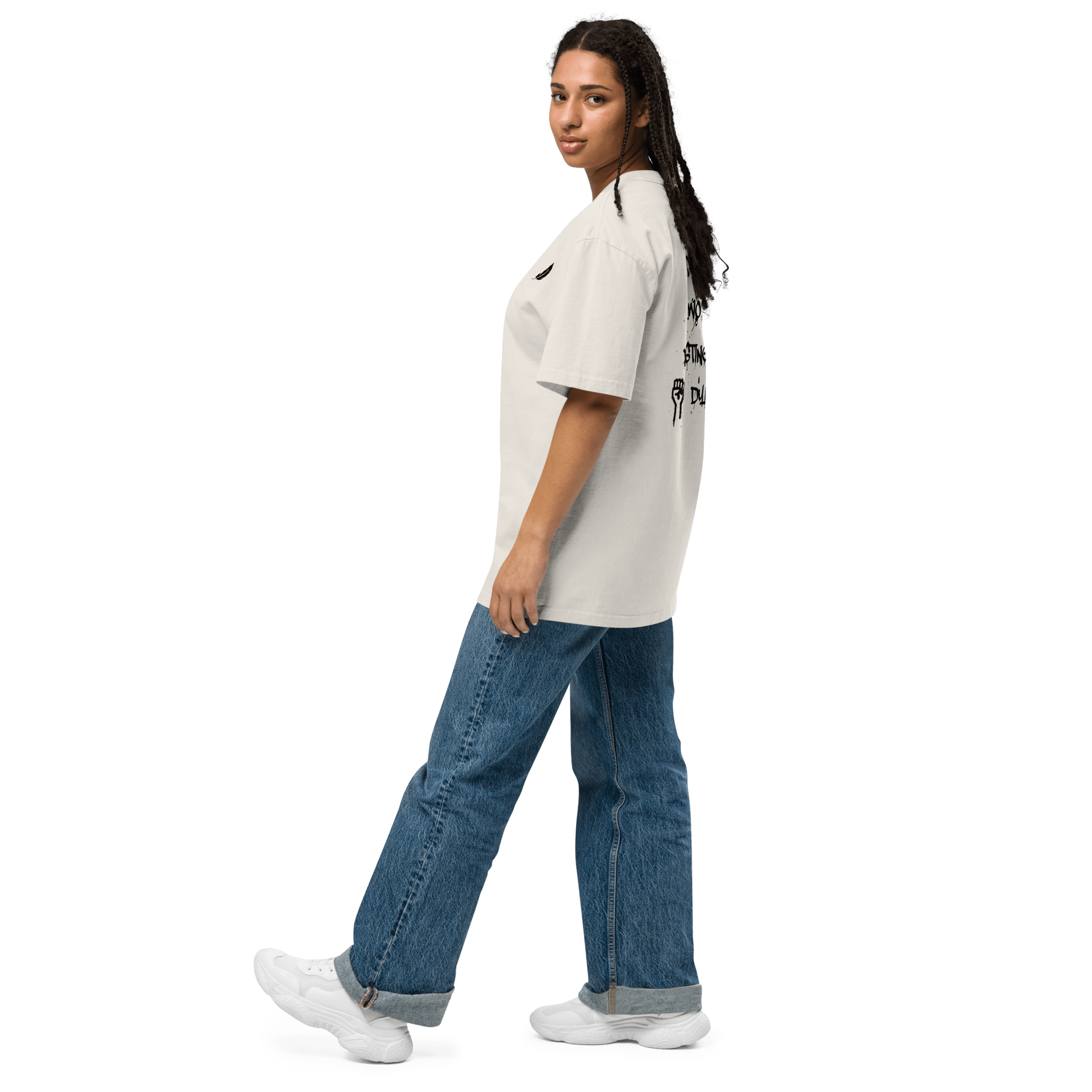 Oversized T-Shirt "LEARNING - DYING" - flyliving - Shop Deutschland Noodosz