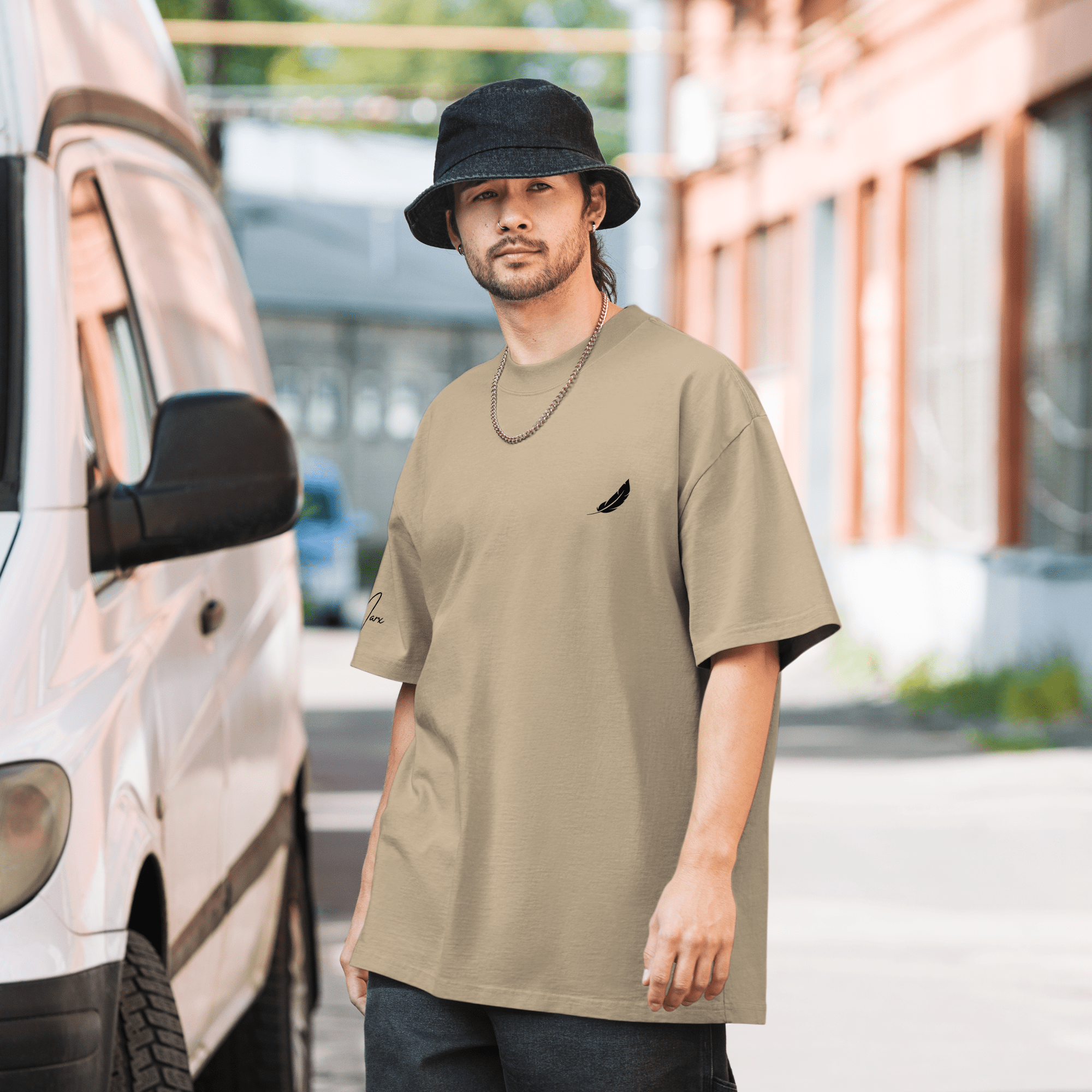 Oversized T-Shirt "LEARNING - DYING" - flyliving - Shop Deutschland Noodosz