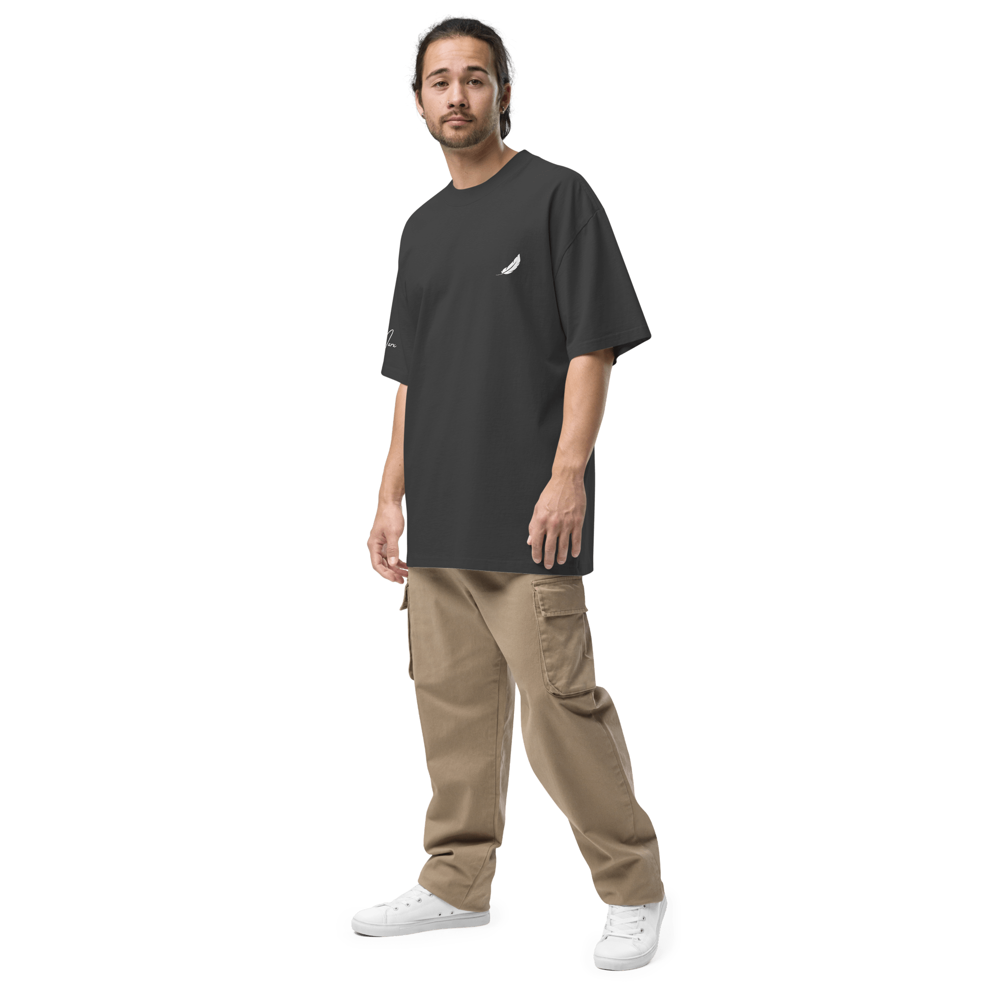 Oversized T-Shirt "LEARNING-DYING"