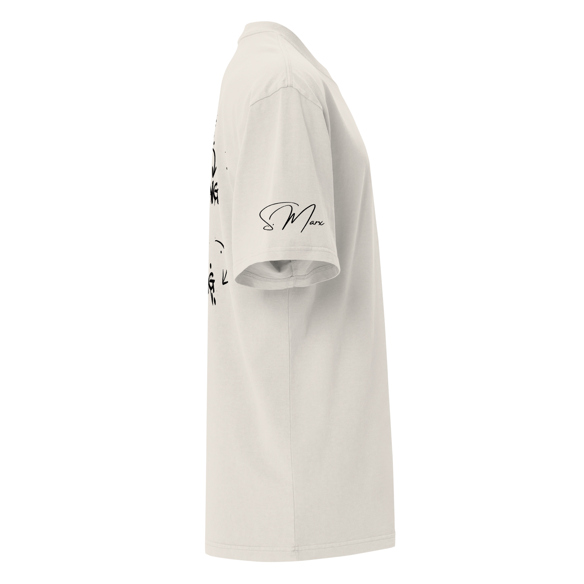 Oversized T-Shirt "LEARNING-DYING"