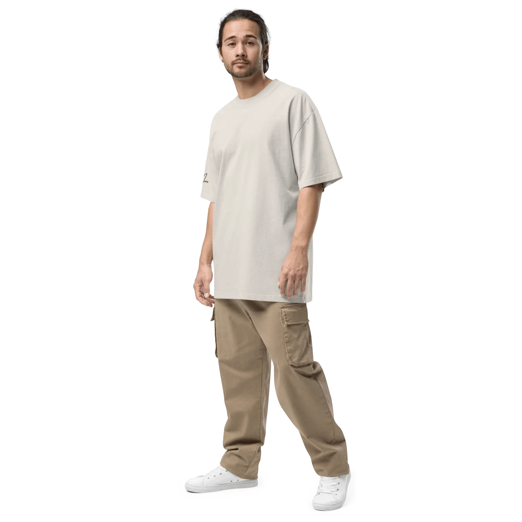 Oversized T-Shirt "Spray Peace", backprint - flyliving - Shop Deutschland Noodosz