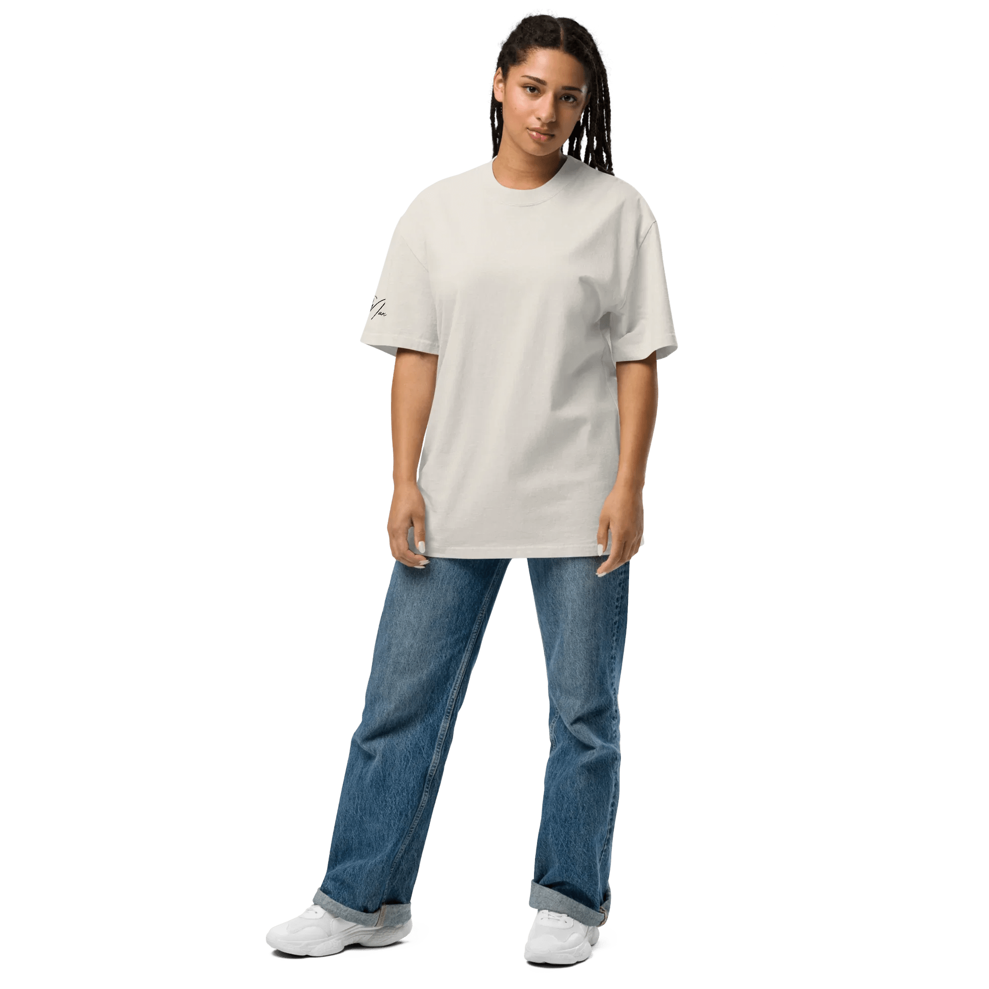 Oversized T-Shirt "Spray Peace", backprint - flyliving - Shop Deutschland Noodosz