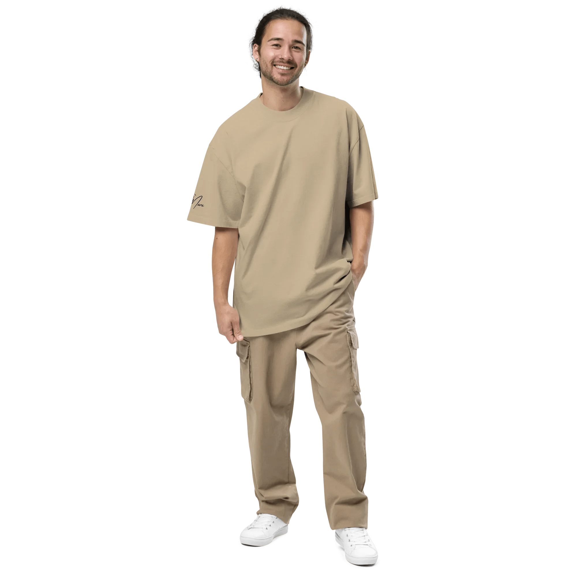 Oversized T-Shirt "Spray Peace", backprint - flyliving - Shop Deutschland Noodosz
