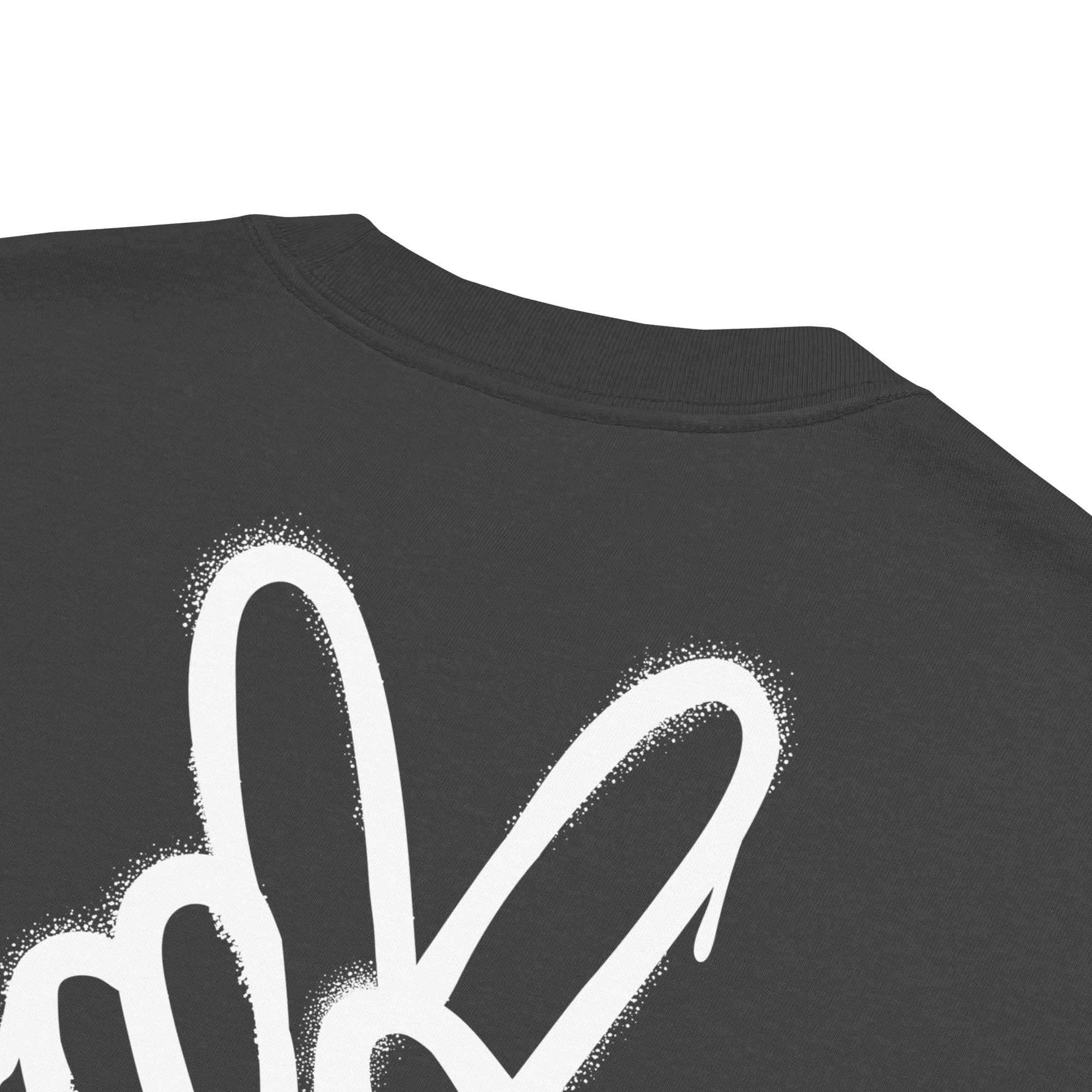 Oversized T-Shirt "Spray Peace", backprint - flyliving - Shop Deutschland Noodosz