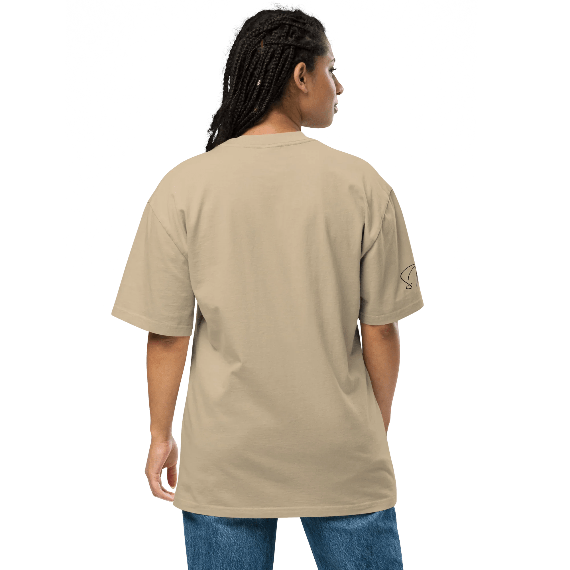 Oversized T-Shirt "Spray Peace" - flyliving - Shop Deutschland Noodosz