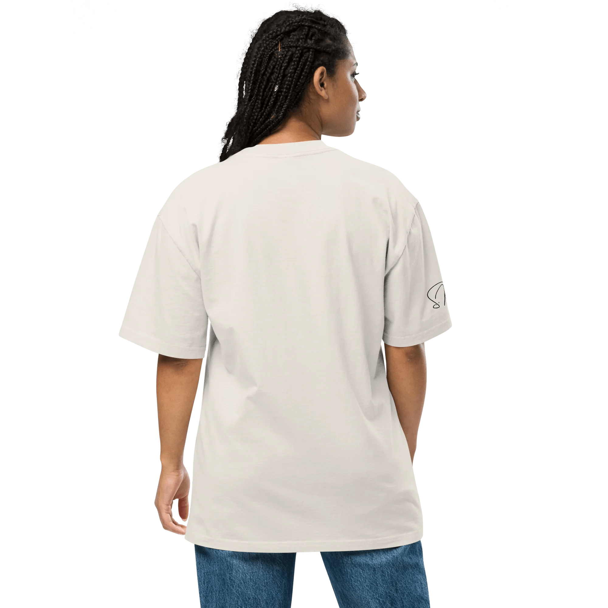 Oversized T-Shirt "Spray Peace" - flyliving - Shop Deutschland Noodosz