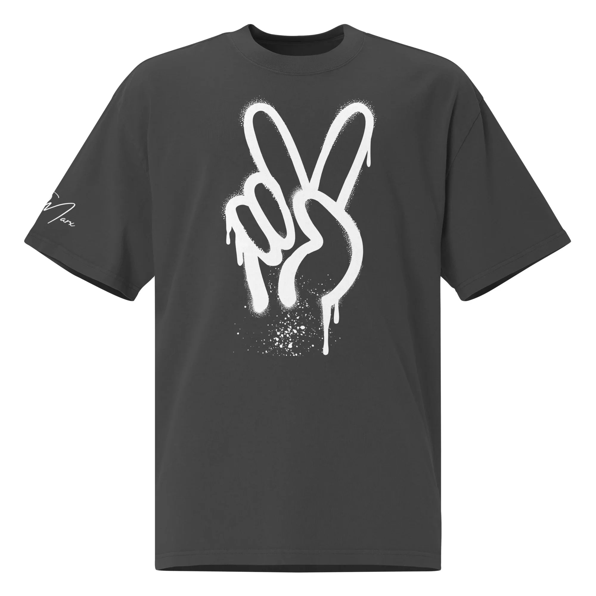 Oversized T-Shirt "Spray Peace" - flyliving - Shop Deutschland Noodosz
