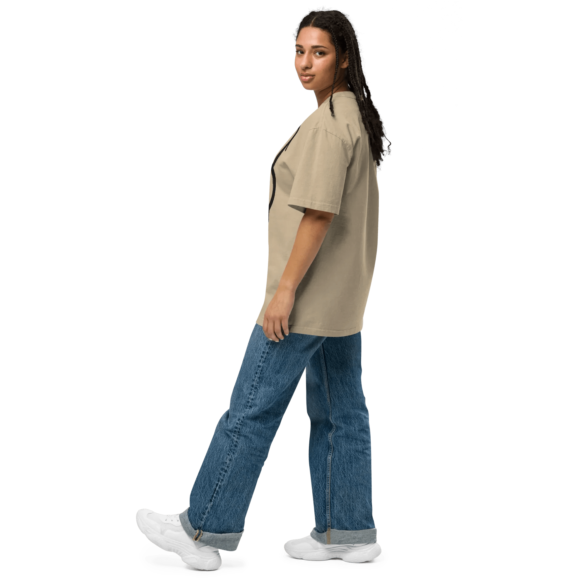 Oversized T-Shirt "Spray Peace" - flyliving - Shop Deutschland Noodosz