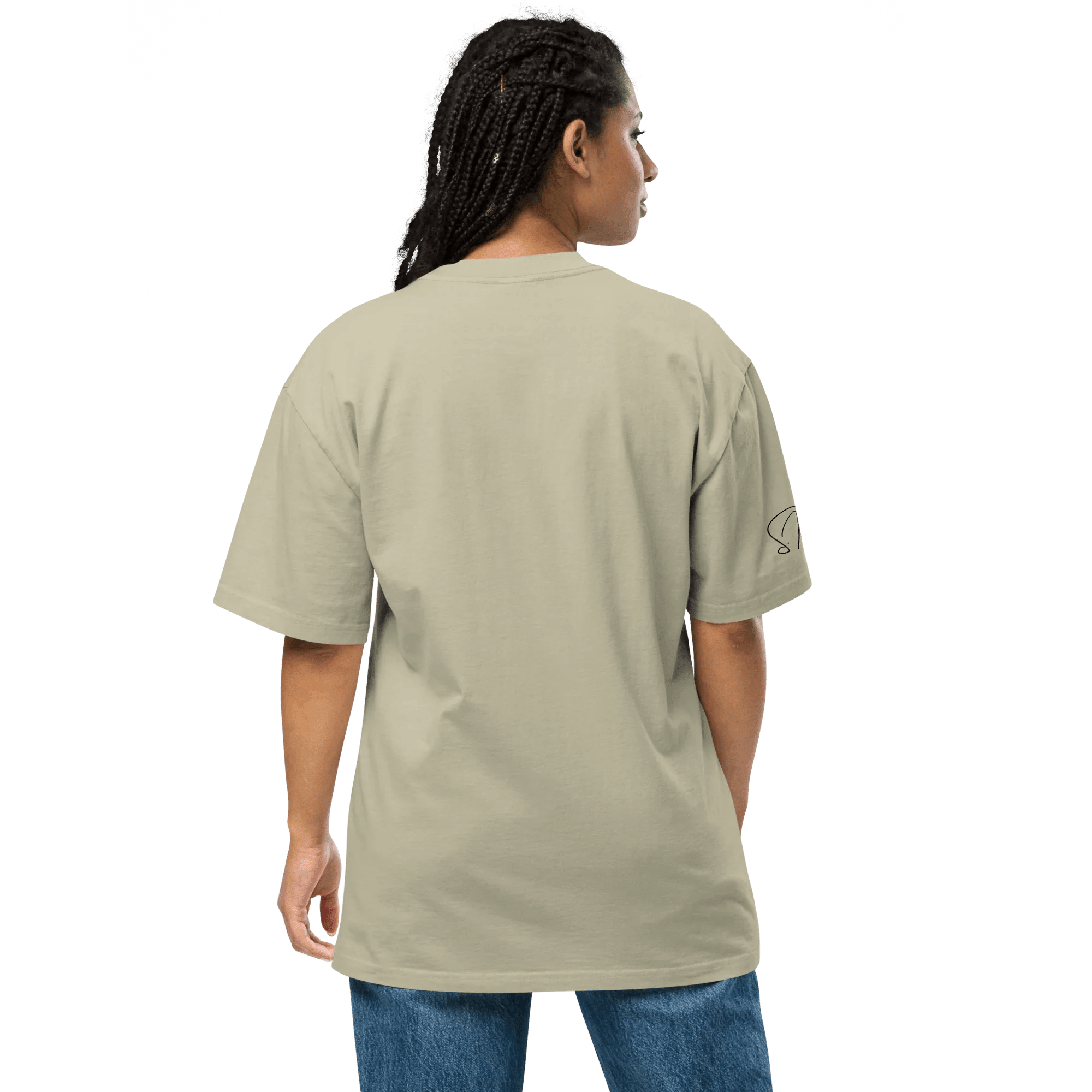 Oversized T-Shirt "Spray Peace" - flyliving - Shop Deutschland Noodosz