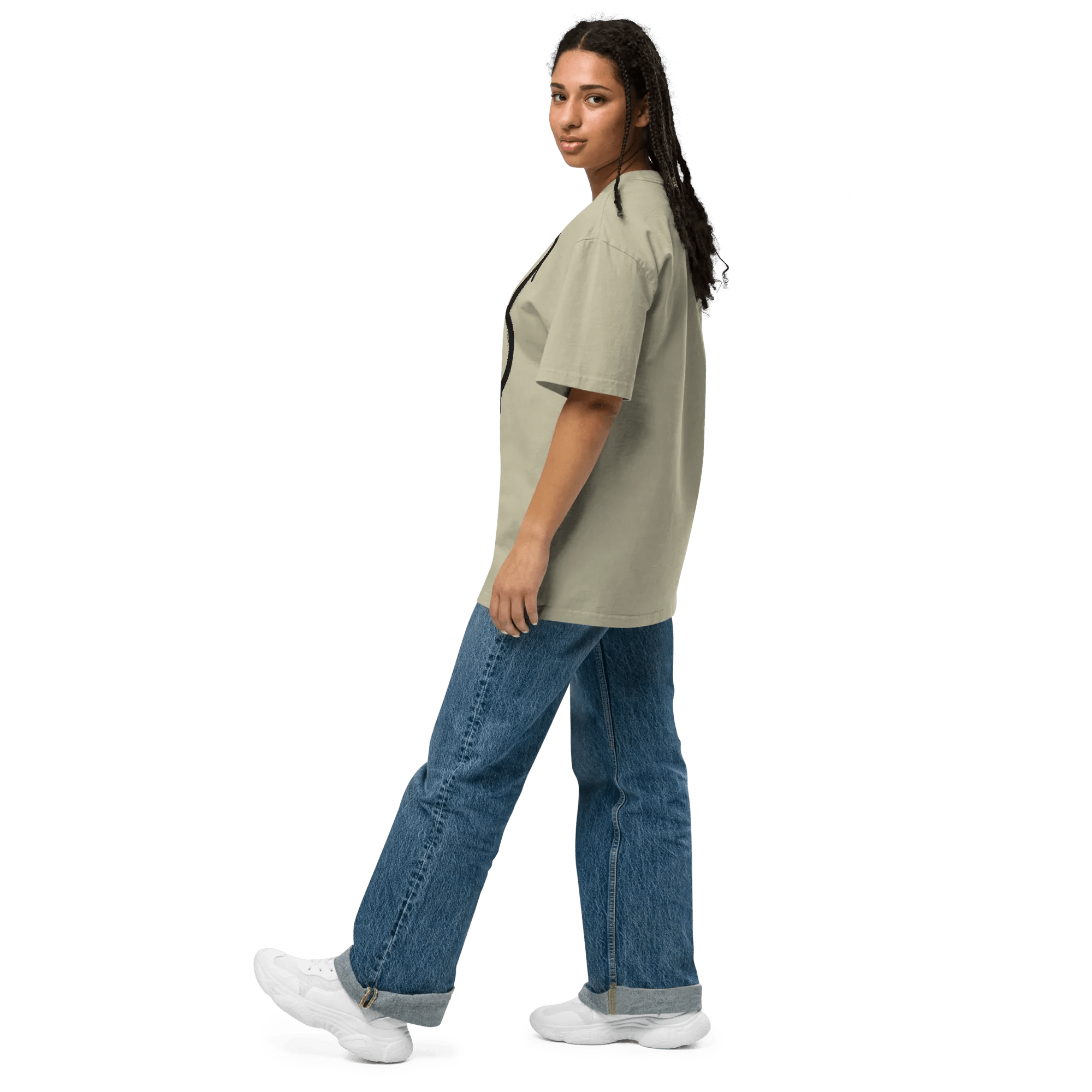 Oversized T-Shirt "Spray Peace" - flyliving - Shop Deutschland Noodosz
