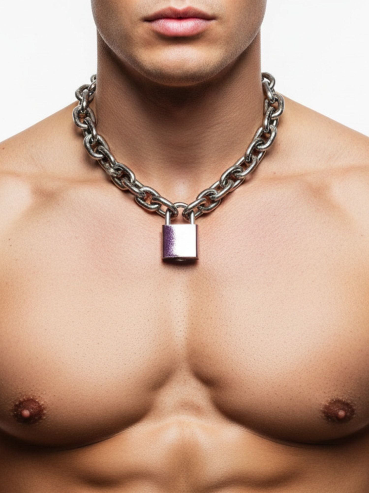 OXNOX Chunky Choker Kette X1001 mit Schloss, 50 cm - Oxnox - Shop Deutschland Noodosz