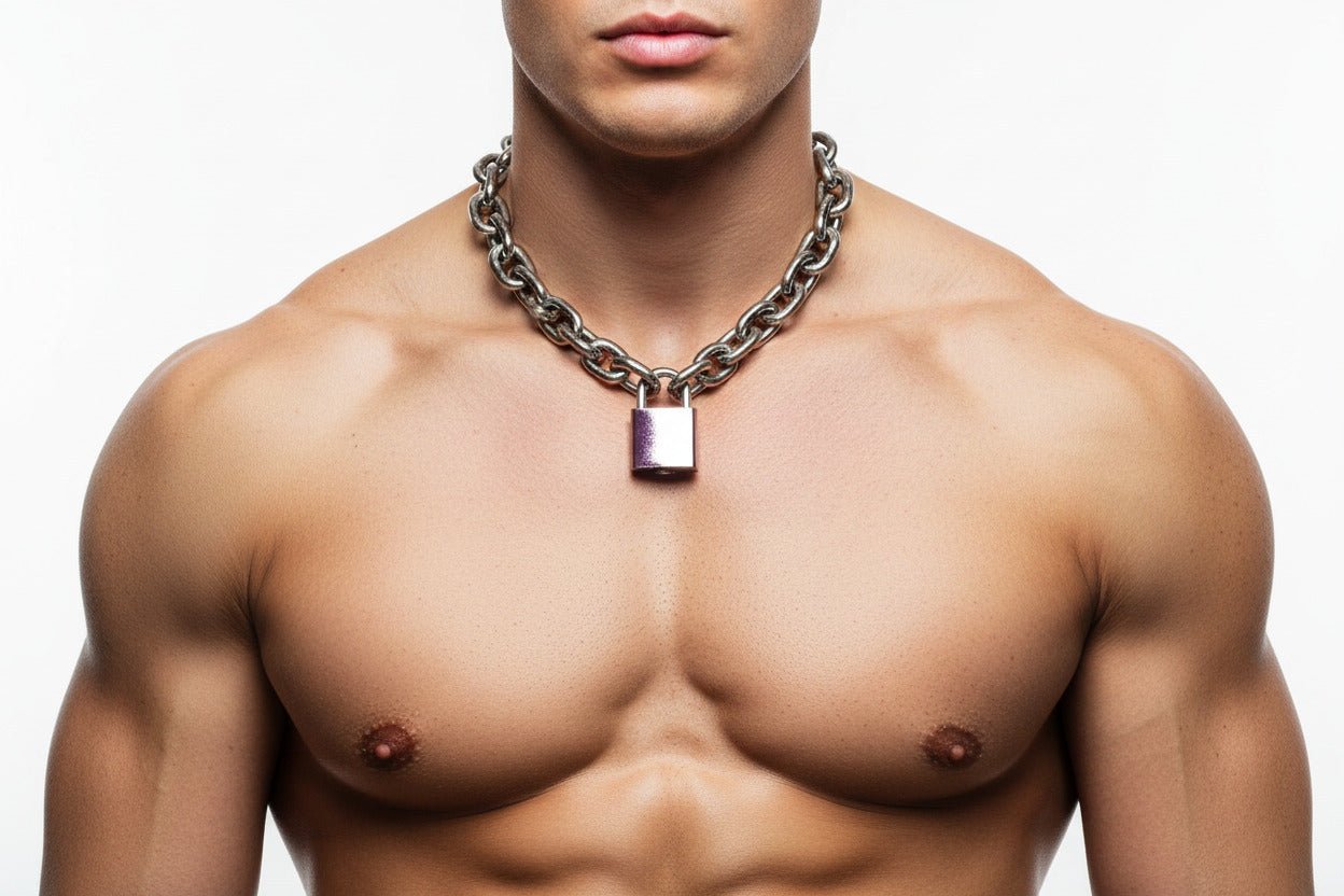OXNOX Chunky Choker Kette X1001 mit Schloss, 50 cm - Oxnox - Shop Deutschland Noodosz