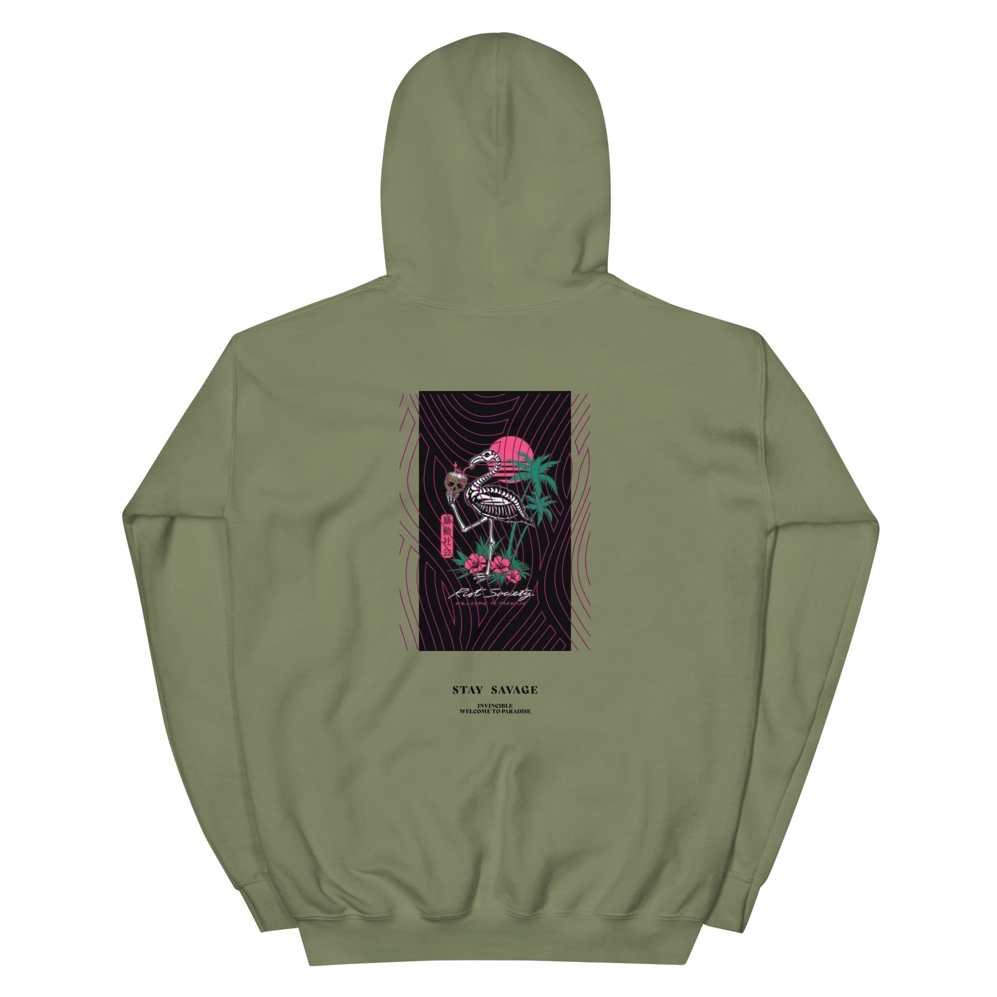 Paradise Flamingo Kapuzenpullover - NiZED - Shop Deutschland Noodosz